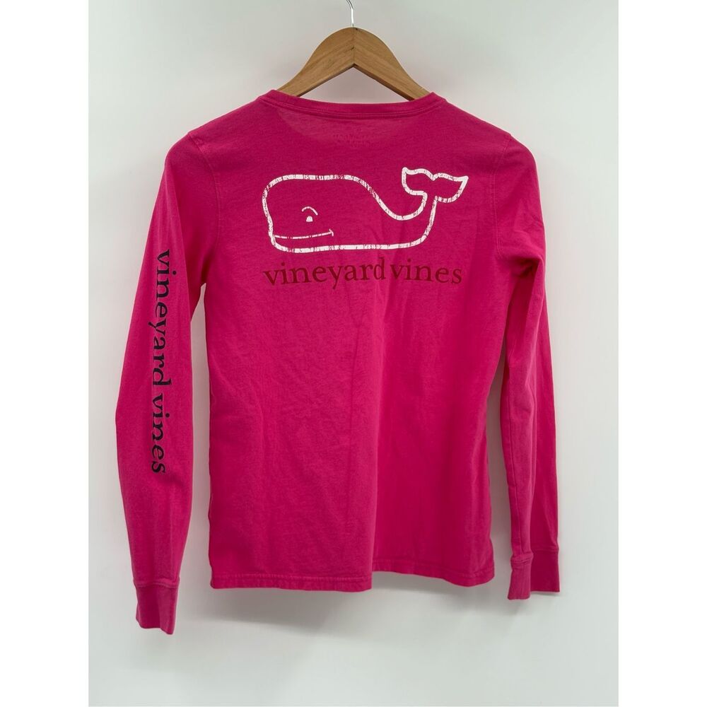 Vineyard Vines T Shirt Long Sleeve Women Size XS Pink